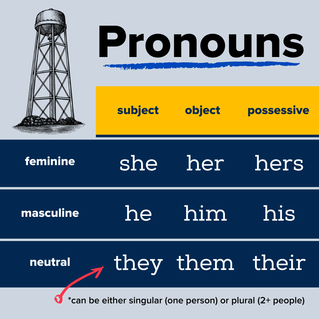 Grammar Pronouns And Gender International And Academic English 